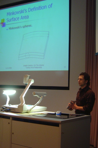 Joseph Krenicky, On The Volume-Surface Area Relationship