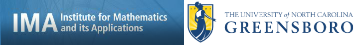 IMA Institute for Mathematics and its Applications - UNCG banner