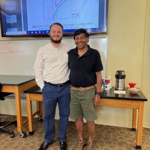 Dr. Dustin Nichols and advisor, Dr. R. Shivaji